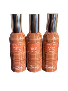 BATH & BODY WORKS Pumpkin Pecan Waffles Concentrated Room Spray X3 *NEW*
